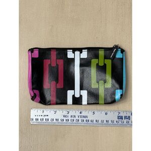 Vintage Y2K Tepper Jackson Makeup Pouch – Colorful Chain Print. See description.